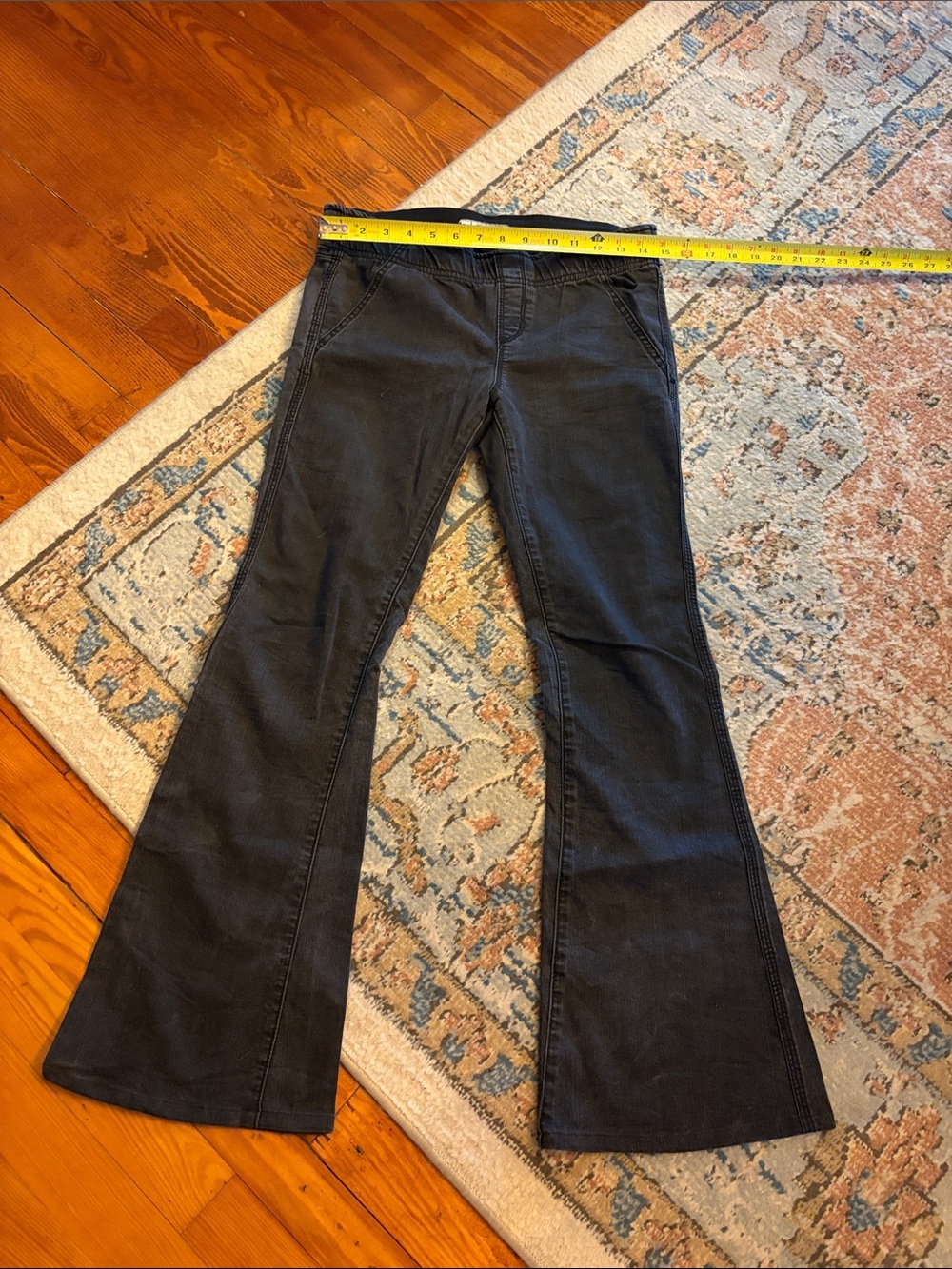 Free People Black Flare Jeans - Wide Leg
